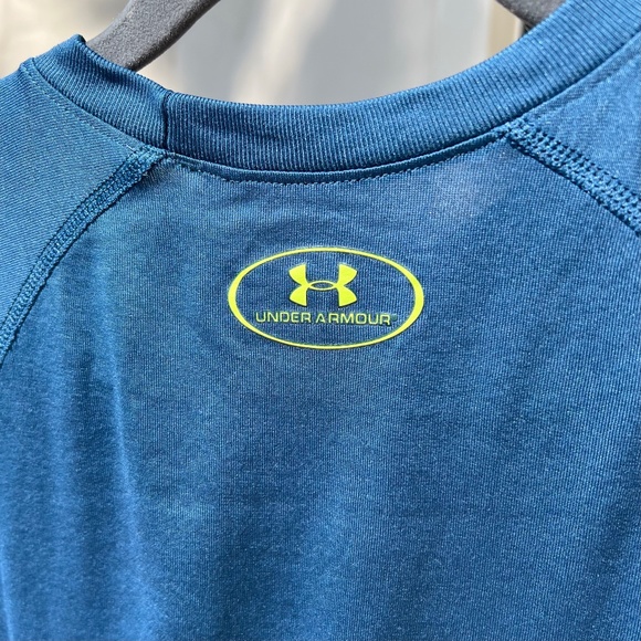 Boys HeatGear Under Armour Short Sleeve - Picture 8 of 16